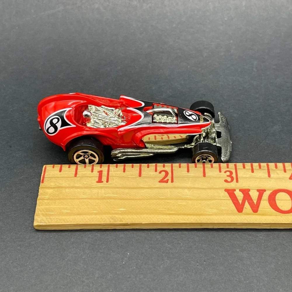 Hot Wheels Skullrider Skull Rider #8 Red Car Diecast 1/64 Scale Loose